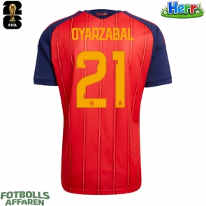 Spanien Mikel Oyarzabal #21 Hemmatröja VM 2026 Kortärmad